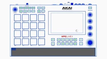 AKAI MPC Live 2 leak top view