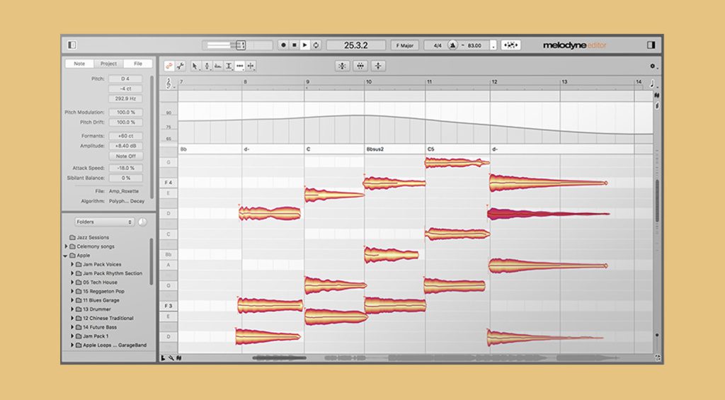 Melodyne Editor